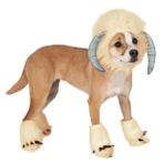 POPETPOP Şapka Saç Peruk Kostü Kaporta Cosplay Peruk Pet Cosplay Aksesuarı Kafa Bandı Köpek Başlığı Eğlenceli Evcil Hayvan Şapkası Beyaz Komik Başlık Şempanze