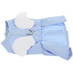 POPETPOP Tank Üstleri Köpek Elbise Köpek Yelek Evcil Hayvan i Melek Kanadı Köpek Tasmaları Küçük Köpek Etek Evcil Hayvan Yeleği Sevimli Köpek Gömlek Etekler Pamuk Polyester Giyim Yaz