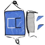 POPETPOP Trampolin Net Oyuncak Ayarlanabilir Kapalı Toplar Sepet Netbol Zıplayan Şişme Oyun Salonu Engel Tuber Hover Havuzu Çemberleri Oyun Çerçevesi Çocuklar Trampolin Pvc