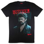 Popgear The Boys Kasap Kadın Boyfriend Fit Tişört | Resmi Merchandise | Süper Kahraman Üst, Gevşek Baggy Büyük Boy, Doğum Günü Hediyesi Fikri Kadınlar için Ev veya Spor Salonu için, Siyah, M