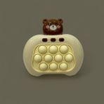 Popit Toys Elektronik Popit, Quick Push Konsol Ayıcık Model