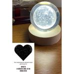 Popizones Hediye 3d Led Işıklı Dolunay Küre Gece Lambası Kişiye Özel Yıldız Haritası