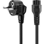 Popkonsol Acer Notebook Adaptör Güç Kablosu 1.2 mt Yonca Power Kablo Laptop Bilgisayar Kablosu