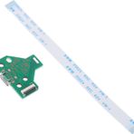 Popkonsol JDS JDM 010 011 020 Soket ve 12 Pin Flex Kablo Ps4 Kol Tamiri Şarj Soketi 12 Pin Flex Set