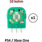 POPKONSOL PS4 Xbox One Mikro Direnç 10k Micro Switch Potans Yeşil 1 Adet