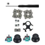 POPKONSOL PS5 Analog Motor Topuz İç Lastik Versiyon 3 Tamir Seti PS5 Tornavida Playstation 5 Kol Tamiri