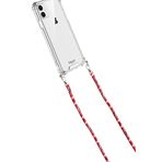Poplar Renkli 110 cm Ipli Tüm Telefonlarla Uyumlu Ve Boyun Askılı Kumaş Telefon Askısı (Renkli)