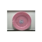 Poppy Partycom Pembe 6’lı Kristal Mika 26 cm Sert Plastik Tabak