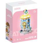 PopŞeker 286 Parça Pasta Cafe Dükkanı Yapı Seti – Mini Bricks Birleştirilebilir Oyuncak – 6+ Yaş