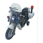 PopŞeker Oyuncak Polis Motorsikleti 3 Farklı Sesli, Işıklı Polis Motoru Sürtmeli 17X10CM.