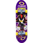 PopŞeker Tech Deck Finesse Lisanslı x Sonic Parmak Kaykayı - 25 cm Koleksiyonluk Fingerboard - Kareler Çok Renkli