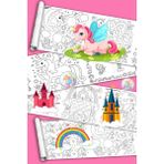PopŞeker Unicorn Magic - Tek Boynuzlu At - Dev Boyama Kağıdı - Boyama Rulosu - Büyük Boy 5 Metre Uzunluk - Mesut Oymak