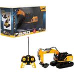 PopŞeker Uzaktan Kumandalı Full Fonksiyonlu Rc Kepçe - 1/24 Ölçek Paletli Ekskavatör - Sarı - Siyah