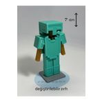 poptoons Armor Stand Figür - Minecraft Temalı, Değiştirilebilir Zırhlı Dekoratif Obje (7 cm)