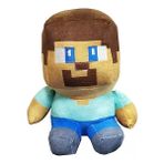 Populars 22 cm Minecraft Figürlü Peluş Oyuncak - Kahverengi (Yurt Dışından)