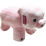 Populars 28 cm Minecraft Figürlü Peluş Oyuncak - Pembe (Yurt Dışından)