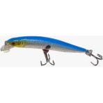 Populer 9.7cm 8.2gr Sahte Balık Yemi Kancalı Lures,rapala,spin,levrek, Lüfer, Çupra, Kefal, Turna Uyumlu - Beyaz - Mavi