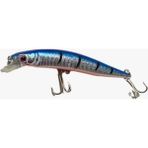 Populer 9.7cm 8.2gr Sahte Balık Yemi Kancalı Lures,rapala,spin,levrek, Lüfer, Çupra, Kefal, Turna Uyumlu - Mavi - Gri