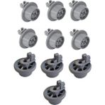 Populer Bosch Siemens 611475 Uyumlu Alt Sepet Tekeri IQ100 IQ300 IQ500 IQ700 Bulaşık Makinesi