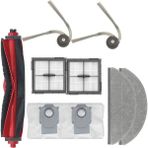 Populer Roborock Q8 Max Pro (2025 Model) Uyumlu Full Yedek Parça Seti 2 Hepa Filtre 2 Mop 2 Toz Torbası 2 Yan Fırça 1 Ana Fırça