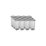 Popüler Sepet 12'li Kavanoz Seti & Saklama Kabı & Erzak Kabı 12X1900 ml (20 Lı Etiket Hediyeli)