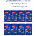 Popüler Sepet Çınar Lavabo Açıcı 40 gr x 12 Adet – Güçlü Gider Açıcı Boru ve Tıkanıklık Temizleyici Set