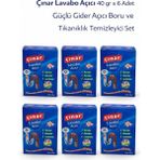 Popüler Sepet Çınar Lavabo Açıcı 40 gr x 6 Adet – Güçlü Gider Açıcı Boru ve Tıkanıklık Temizleyici Set