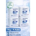 Popüler Sepet Hidrofil Rulo Pamuk 1 kg x 4 Adet Saf Pamuk Yüksek Emici Medikal ve Kozmetik Kullanım