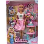 Popüler Sepet Kutulu Pet Shop Bebek Set 11,5 Inç - WG66962
