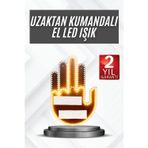 popüler Uzaktan Kumandalı El Orta Parmak Led Araç Camına Özel 2026