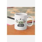 Populus Star Wars Baby Yoda Kupa Bardak - Beyaz - 350 ml