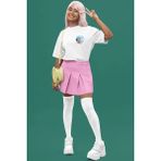 Populus Supergirl Superman Sevgili/çift/arkadaşlık 2'li Tişört Seti - 2XL - Beyaz