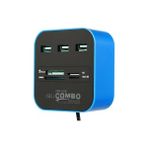 Popvitrin 3 Port 2.0 USB Çoklayıcı ve Kart Okuyucu Concord C-847