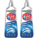 Porçöz 2'li 2X400 ml Buharlı Ütü Temizleyicisi Sıvı Leke Çıkarma Gücü ile Etkili Temizlik