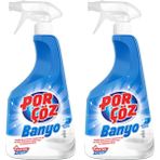 Porçöz Banyo Sprey 2'li 2x750 ml Etkili Temizlik Özelliği ile Banyo Yüzeyleri için Özel Formül - 1,5 lt