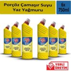Porçöz Çamaşır Suyu Yaz Yağmuru 750 ml x 6 Adet