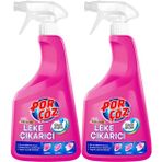 Porçöz Leke Çıkarıcı Sprey 750 ml x 2'li Güçlü Enzimli Derinlemesine Temizlik Ürünü