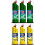 Porçöz Yoğun Kıvamlı Çamaşır Suyu Bahar Tazeliği+Yaz Yağmuru 750 ml 6'lı Set