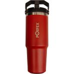 Porfex Pipetli Kırmızı Termos 1Lt.