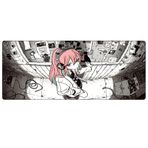 Porge Gamer Mouse Pad 70x30 Mouse Pad XL Büyük Oyuncu Ofis Anime Mousepad (Anime Kız, 70x30 cm 3mm kalınlık)