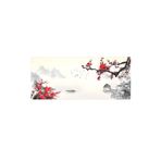 PORGE Gamer Mouse Pad 90x40 Xxl Mouse Pad Büyük Ofis Oyuncu Mousepad Japon Kiraz Çiçeği Mause Pad