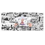 Porge Gaming Mouse Pad 70x30, 90x40 Mouse Pad XXL Büyük Dikişli Oyuncu Mouse Pad Speed Mousepad (One Piece Luffy, 70x30 cm)