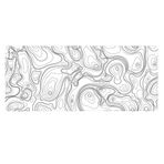 Porge Gaming Mouse Pad 70x30, 90x40 Mouse Pad XXL Büyük Oyuncu Mouse Pad (Dark White, 70x30 cm)