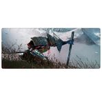 Porge Gaming Mouse Pad 70x30 Mouse Pad XL Büyük Oyuncu Mouse Pad Speed Mousepad (Samurai, 70x30 cm (3mm kalınlık))