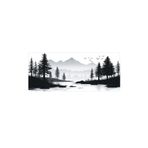 PORGE Gaming Mouse Pad 70x30 Mouse Pad XL Büyük Oyuncu Mousepad Manzara Mause Pad