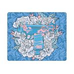 Porge Lingyun Series Esport Mouse Pad 48x40, 50x50 Mouse Pad (Speed (Premium Smooth), Blue Uzi, 480x400x4 mm)