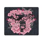 Porge Lingyun Serisi Esport Mouse Pad 48x40, 50x50 Mouse Pad (Hız (Premium Pürüzsüz), Siyah Uzi, 480x400x3 mm)