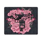 Porge Lingyun Special Edition 480x400x4 mm E-Sports Oyuncu Mouse Pad (Black Uzi, Kalınlık: 4mm)