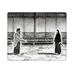 Porge Musashi Series Esport Mouse Pad 480x400-500x500 XXL Mouse Pad (Duel, 480x400x4 mm - Speed)