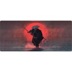 Porge Pro Gaming Mouse Pad 90X40 Samurai Mouse Pad Xxl Büyük Oyuncu Mousepad Kenar Dikişli Yıkanabilir Speed Mause Pad - Karışık - Kırmızı